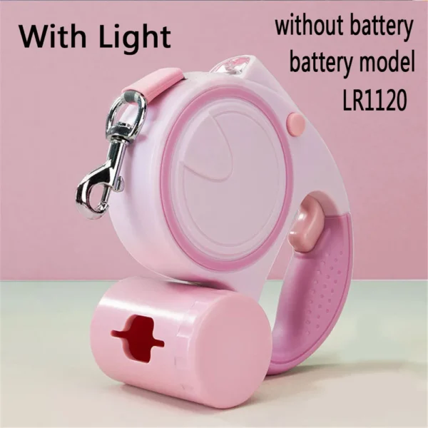 LED Retractable Dog Leash
